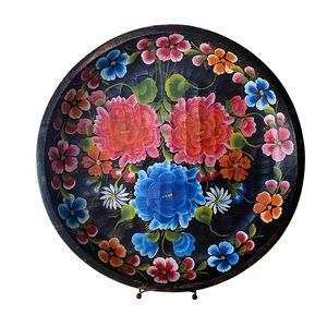 Vintage Mexican Batea Wooden Bowl